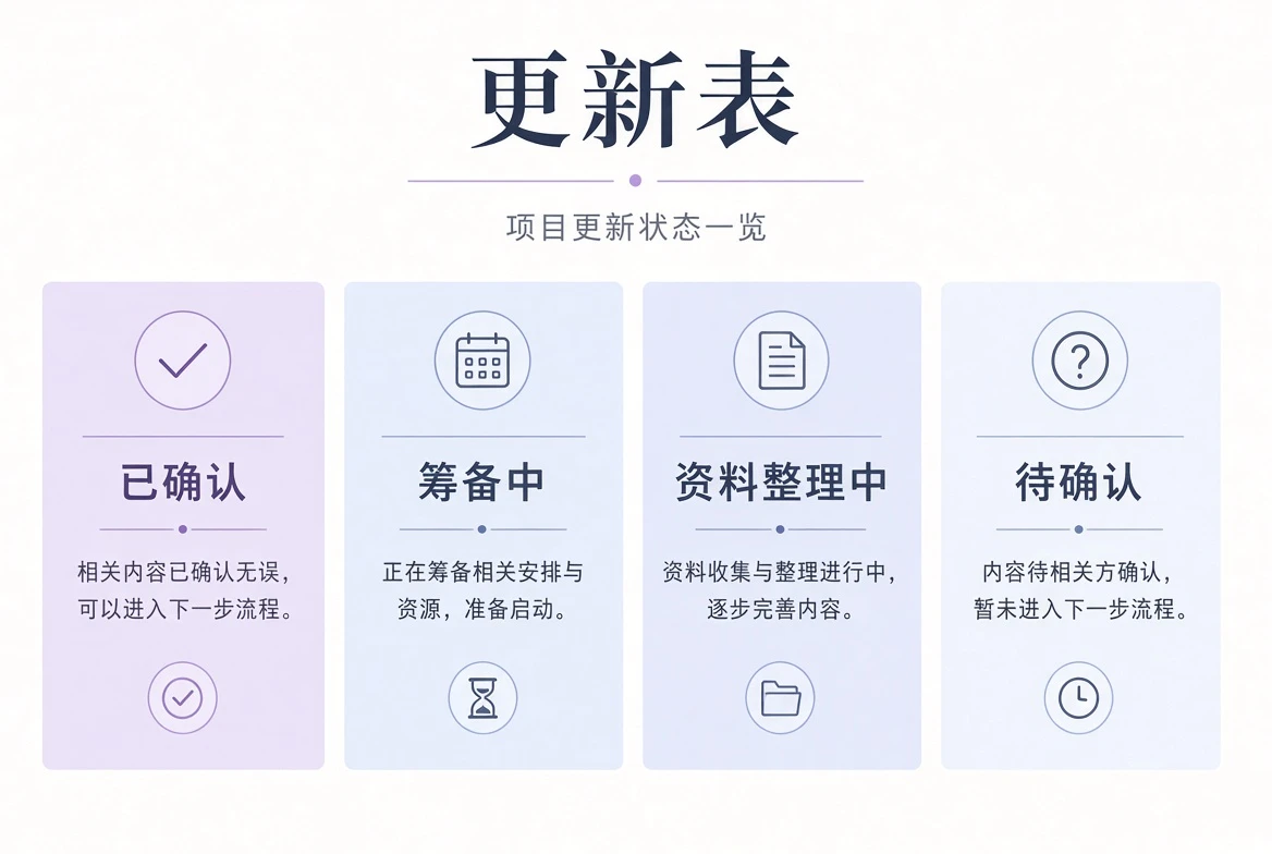 爱壹帆档期状态整理
